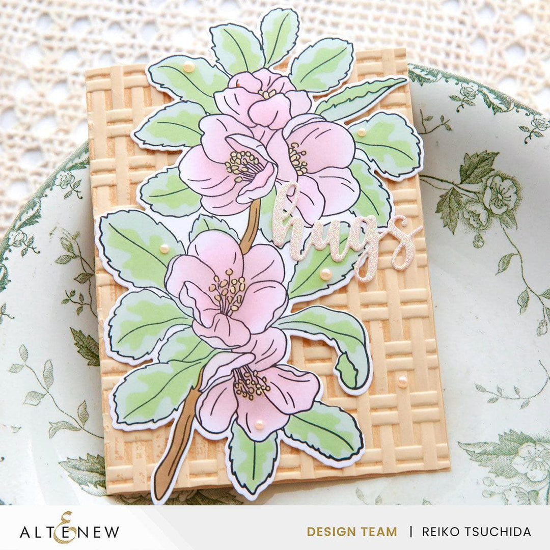 Build-A-Garden: Flowering Quince Add-On Die Set