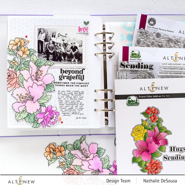 Part A-Glitz Art Craft Co.,LTD Dies Build-A-Garden: Sweet Lilies Add-on Die Set