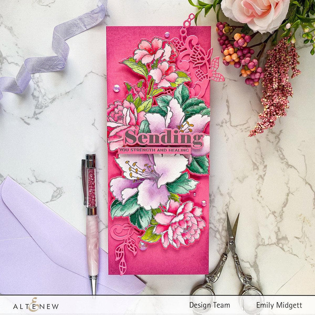 Part A-Glitz Art Craft Co.,LTD Dies Build-A-Garden: Sweet Lilies Add-on Die Set