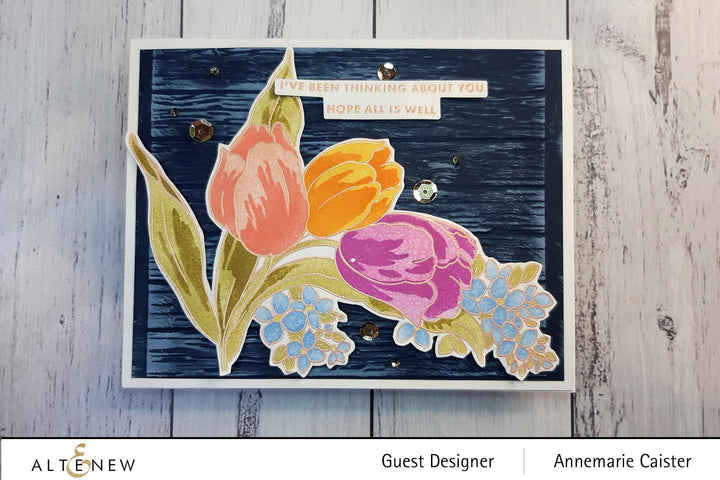 Part A-Glitz Art Craft Co.,LTD Dies Build-A-Garden: Tulips & Friends Add-on Die