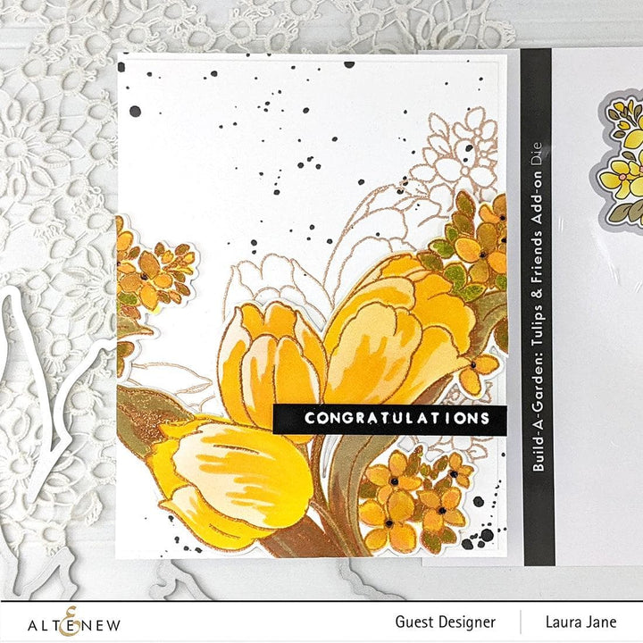 Part A-Glitz Art Craft Co.,LTD Dies Build-A-Garden: Tulips & Friends Add-on Die