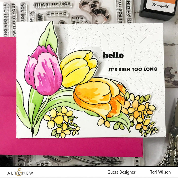 Part A-Glitz Art Craft Co.,LTD Dies Build-A-Garden: Tulips & Friends Add-on Die