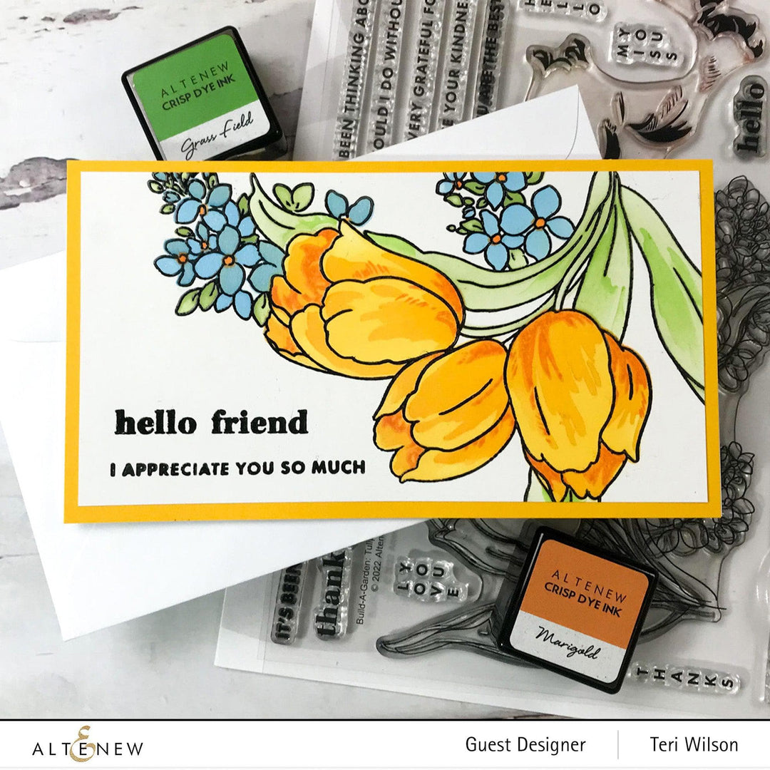 Part A-Glitz Art Craft Co.,LTD Dies Build-A-Garden: Tulips & Friends Add-on Die