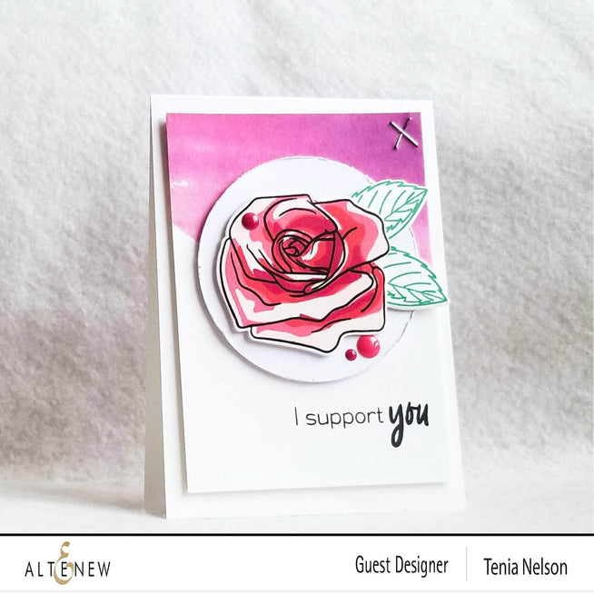 Part A-Glitz Art Craft Co.,LTD Dies Cartoon Rose Die Set