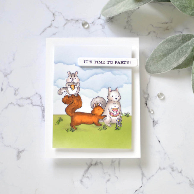 Part A-Glitz Art Craft Co.,LTD Dies Chipmunk & Squirrel Die Set