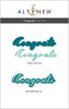 Part A-Glitz Art Craft Co.,LTD Dies Congrats Die Set