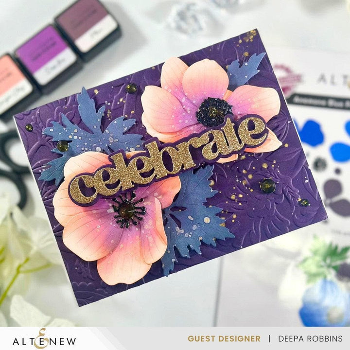 Craft-A-Flower: Anemone Blue Poppy Layering Die Set