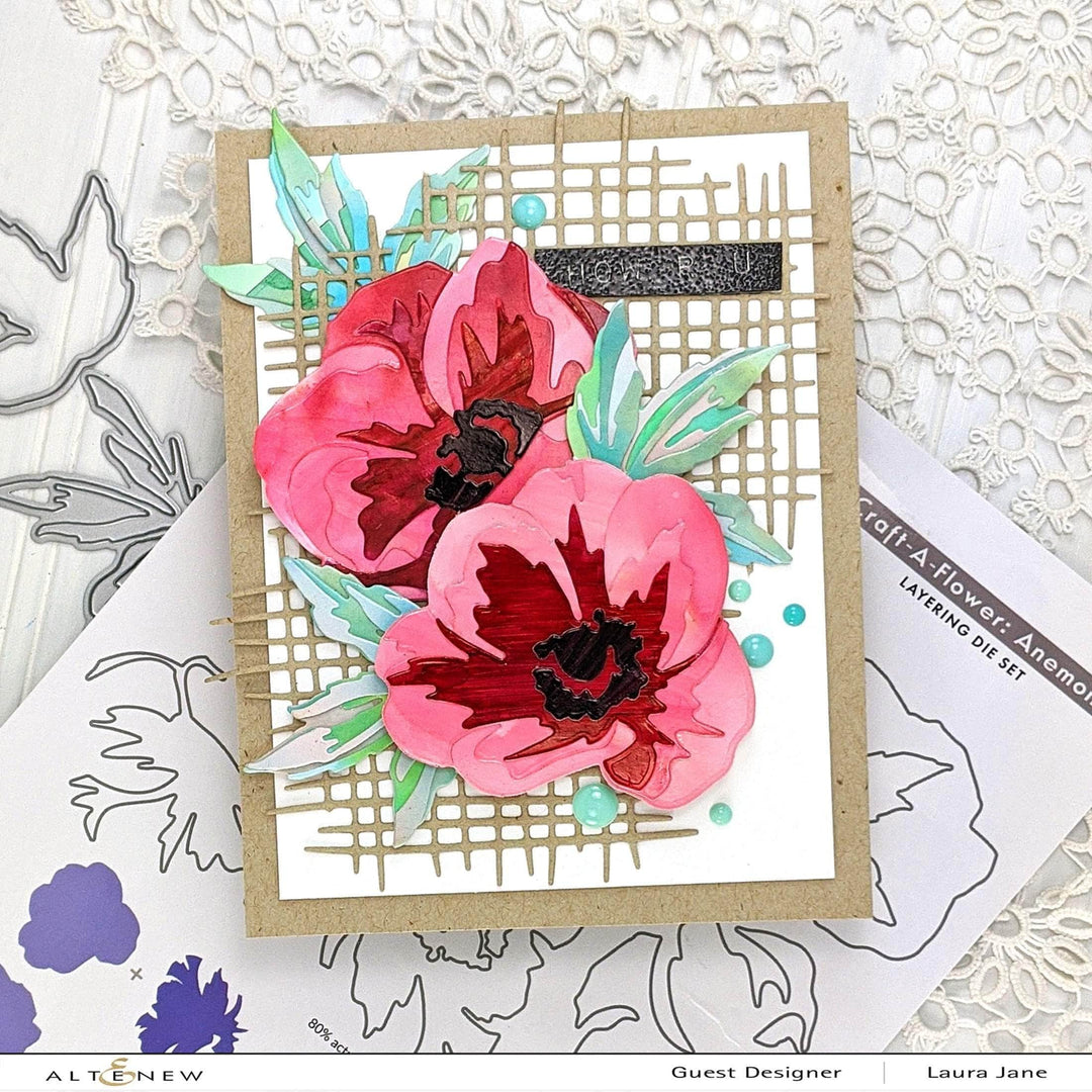 Part A-Glitz Art Craft Co.,LTD Dies Craft-A-Flower: Anemone Layering Die Set