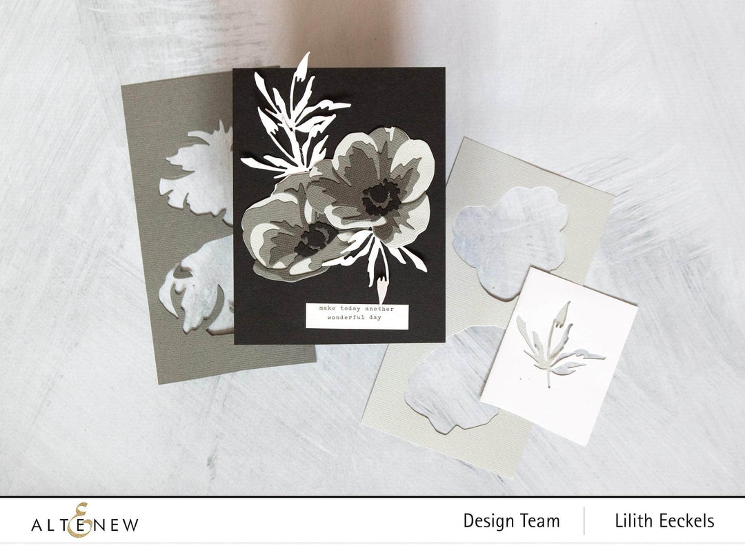 Part A-Glitz Art Craft Co.,LTD Dies Craft-A-Flower: Anemone Layering Die Set