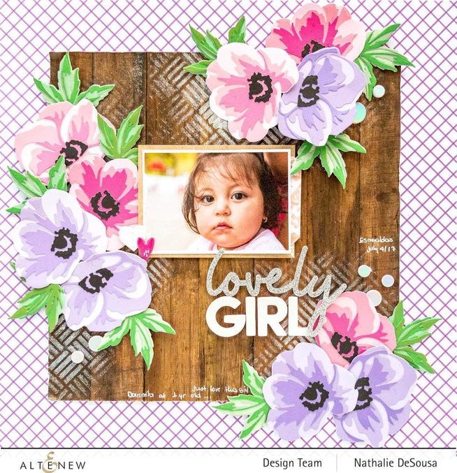 Part A-Glitz Art Craft Co.,LTD Dies Craft-A-Flower: Anemone Layering Die Set