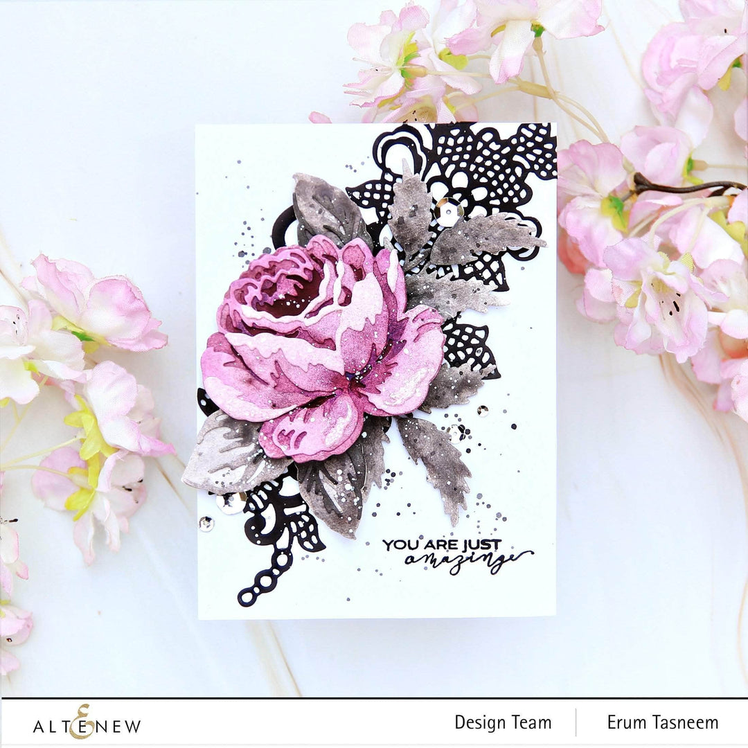 Part A-Glitz Art Craft Co.,LTD Dies Craft-A-Flower: Antique Rose Layering Die Set