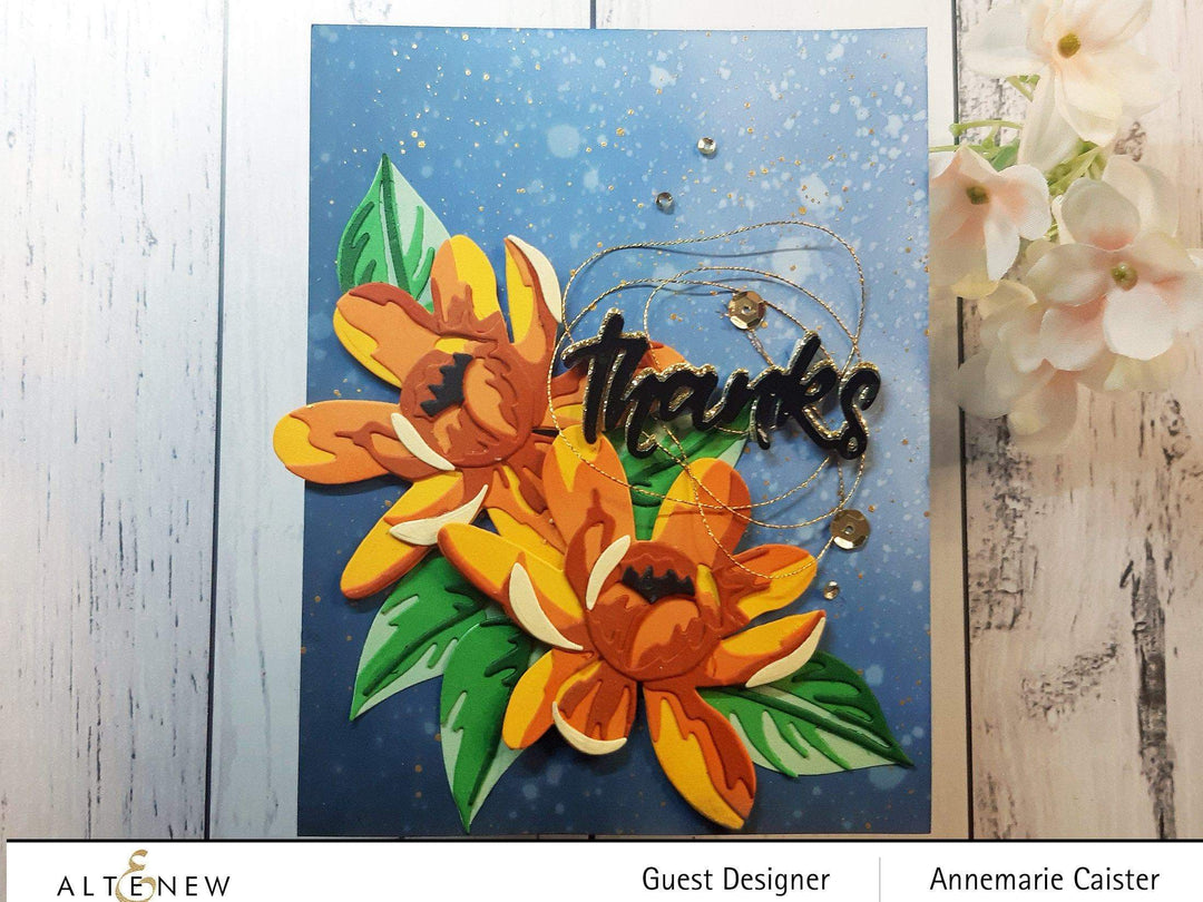 Part A-Glitz Art Craft Co.,LTD Dies Craft-A-Flower: Carolina Allspice Layering Die Set