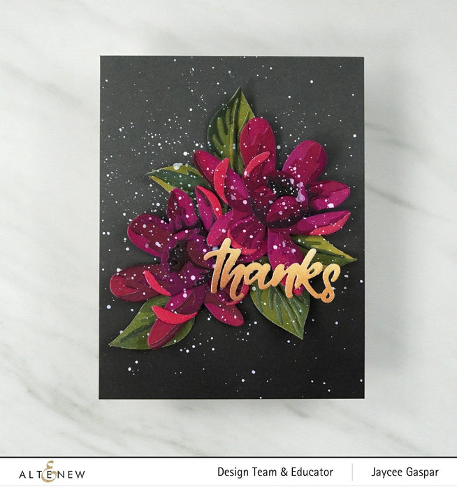 Part A-Glitz Art Craft Co.,LTD Dies Craft-A-Flower: Carolina Allspice Layering Die Set