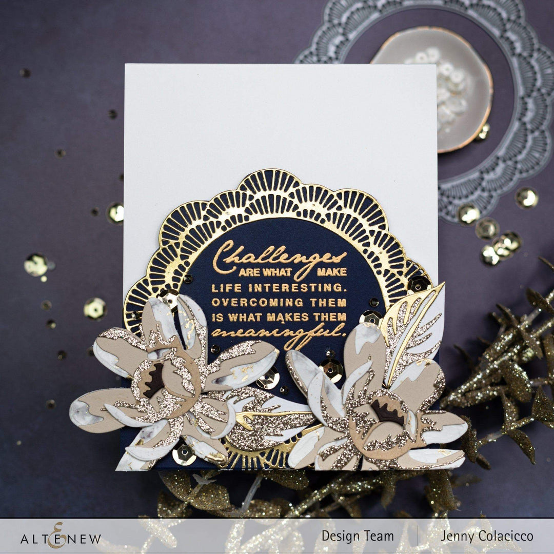 Part A-Glitz Art Craft Co.,LTD Dies Craft-A-Flower: Carolina Allspice Layering Die Set