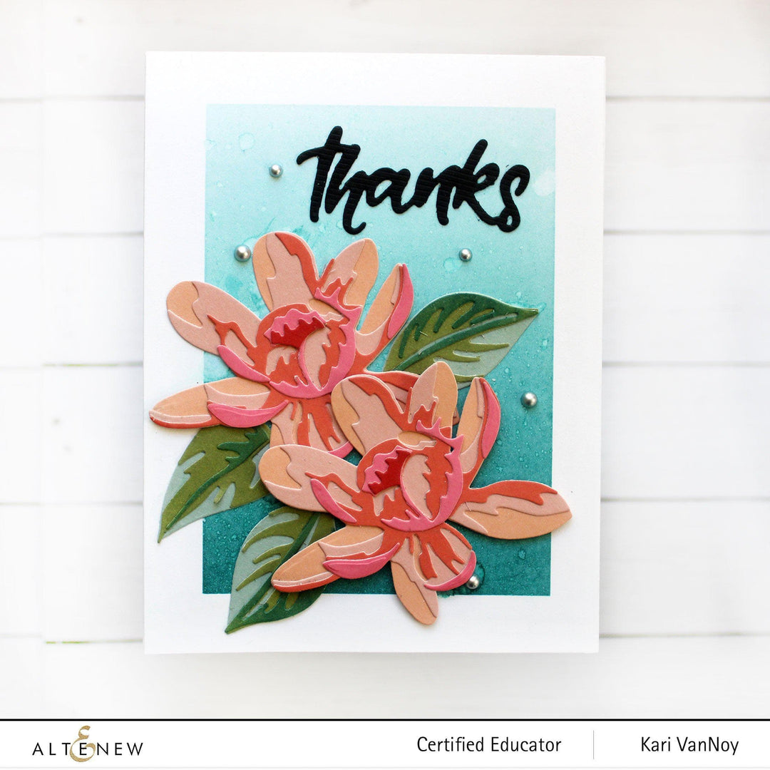 Part A-Glitz Art Craft Co.,LTD Dies Craft-A-Flower: Carolina Allspice Layering Die Set