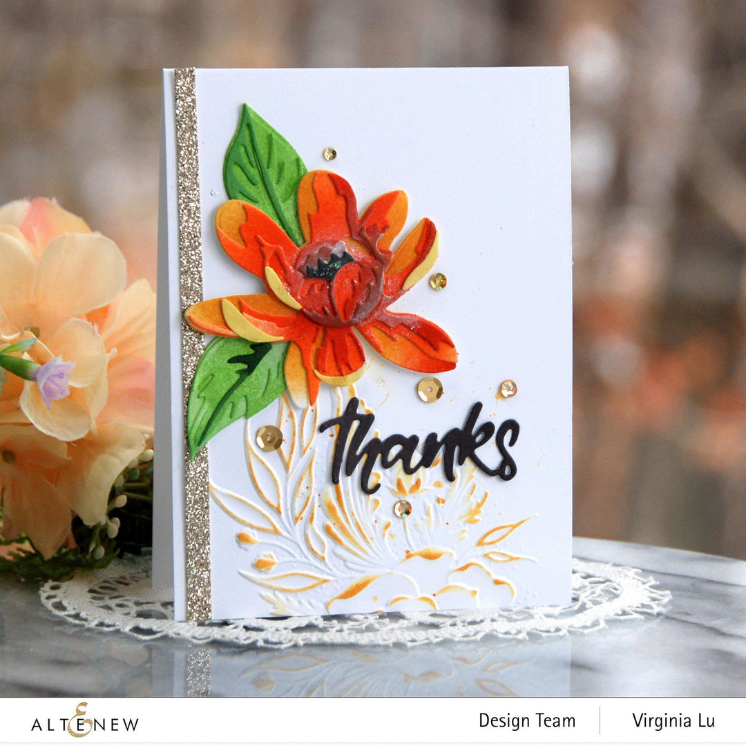 Part A-Glitz Art Craft Co.,LTD Dies Craft-A-Flower: Carolina Allspice Layering Die Set