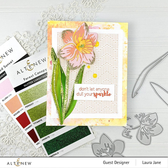 Part A-Glitz Art Craft Co.,LTD Dies Craft-A-Flower: Daffodil Layering Die Set
