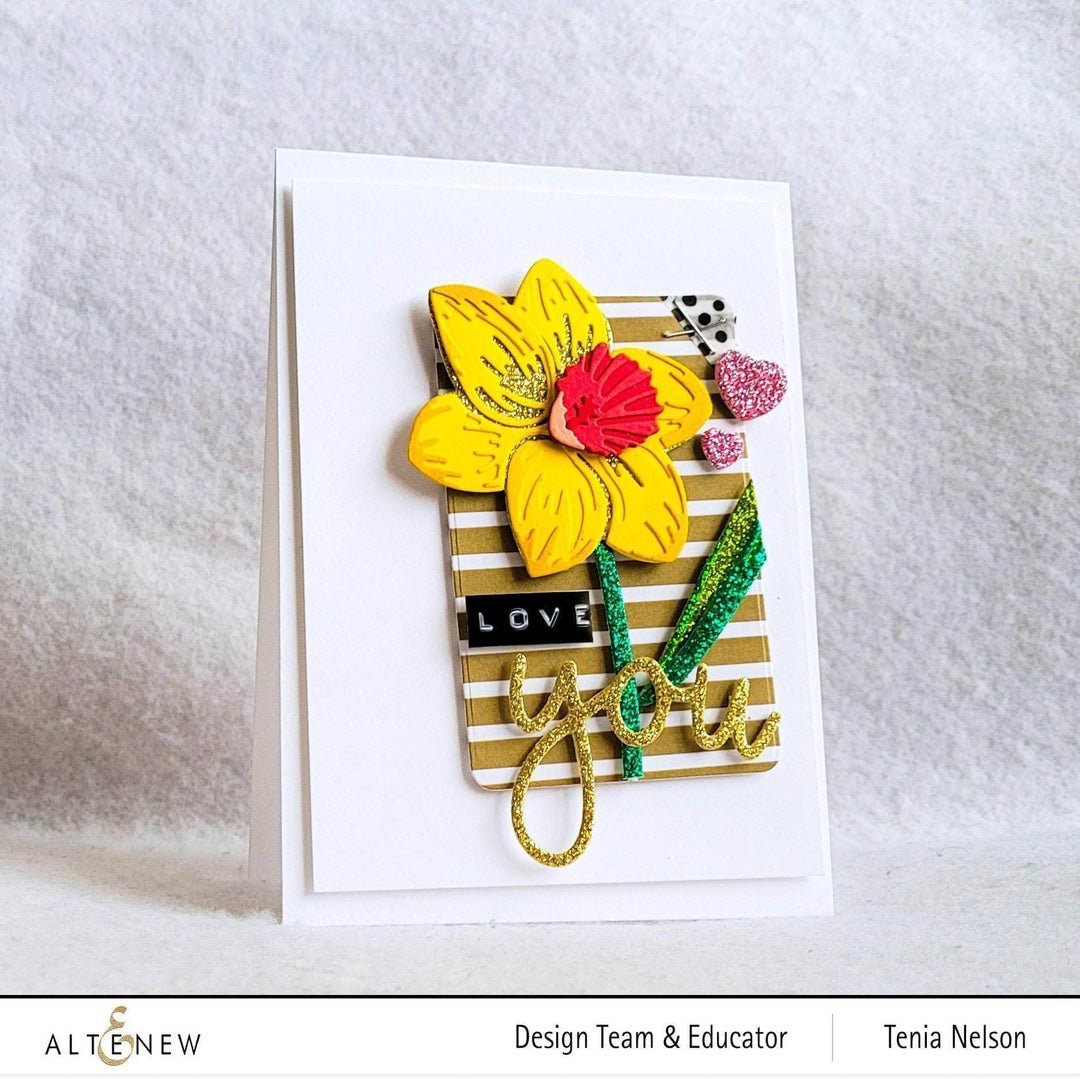 Part A-Glitz Art Craft Co.,LTD Dies Craft-A-Flower: Daffodil Layering Die Set