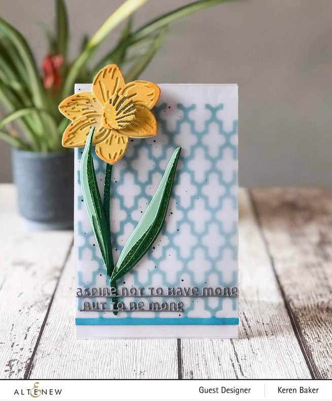 Part A-Glitz Art Craft Co.,LTD Dies Craft-A-Flower: Daffodil Layering Die Set
