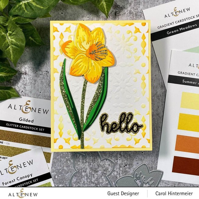 Part A-Glitz Art Craft Co.,LTD Dies Craft-A-Flower: Daffodil Layering Die Set