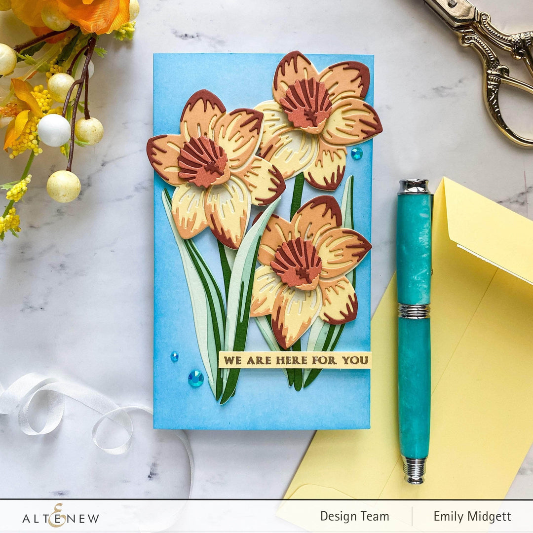 Part A-Glitz Art Craft Co.,LTD Dies Craft-A-Flower: Daffodil Layering Die Set