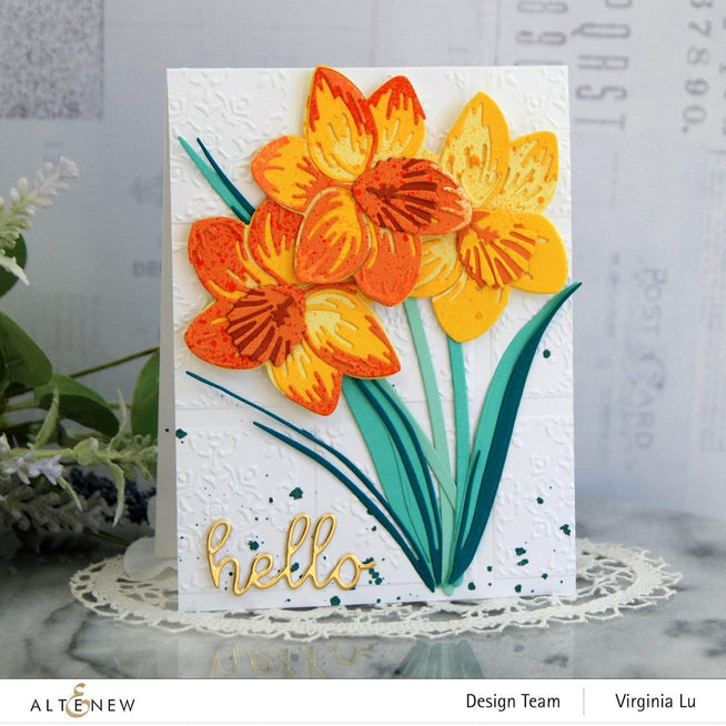 Part A-Glitz Art Craft Co.,LTD Dies Craft-A-Flower: Daffodil Layering Die Set