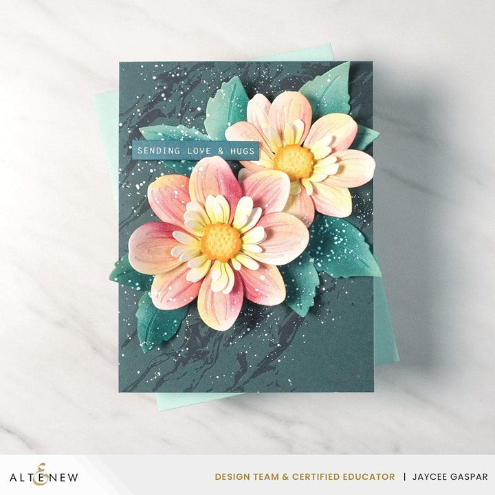 Craft-A-Flower: Dahlia April Heather Die Set