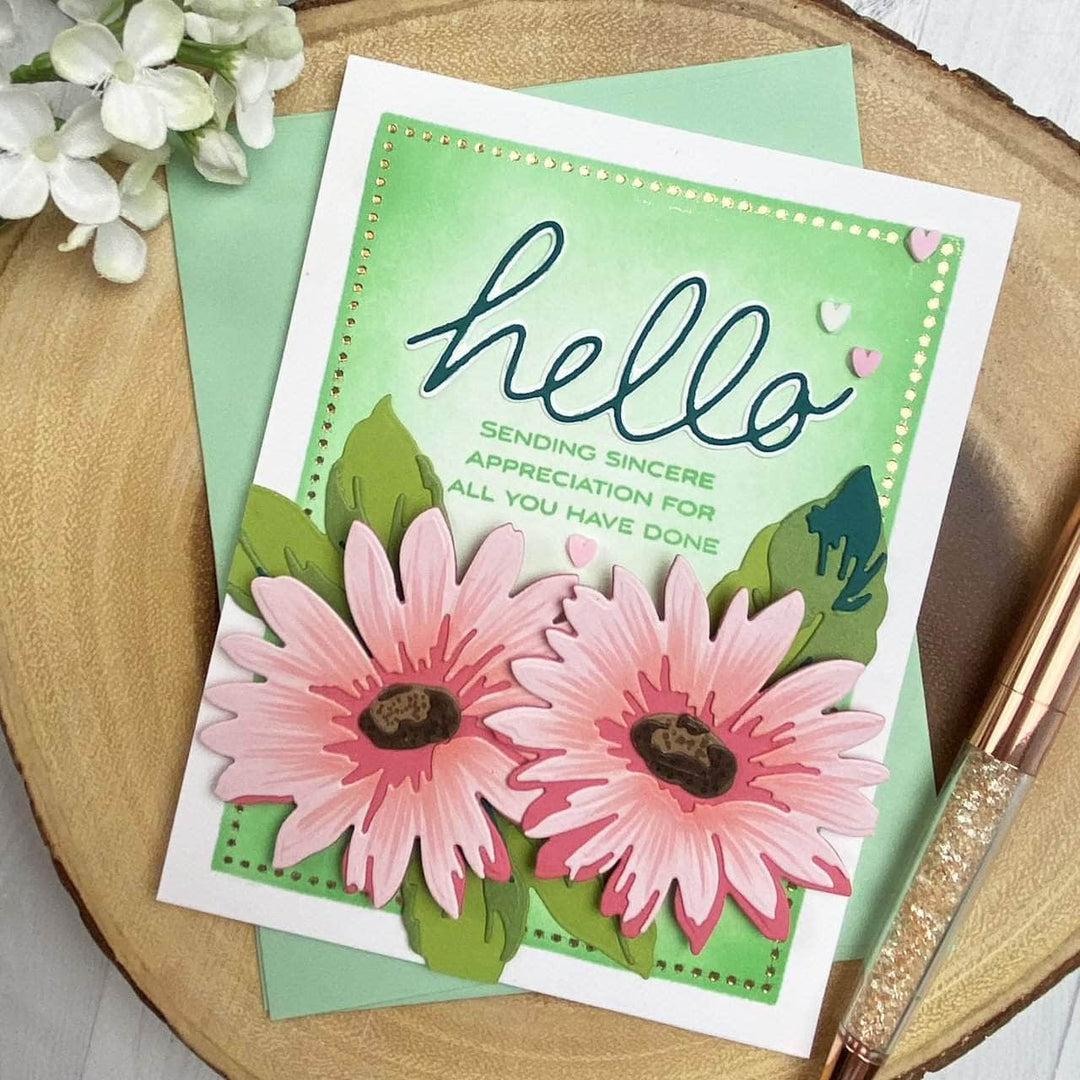 Part A-Glitz Art Craft Co.,LTD Dies Craft-A-Flower: Daisy Layering Die Set