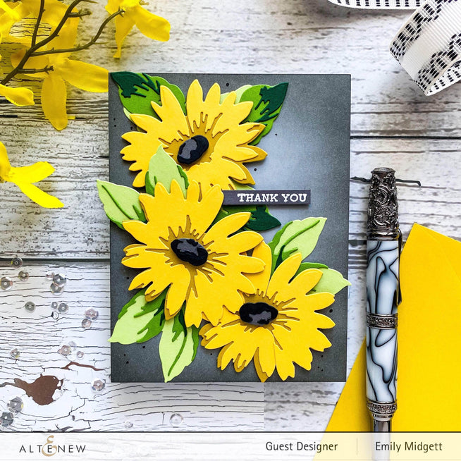 Part A-Glitz Art Craft Co.,LTD Dies Craft-A-Flower: Daisy Layering Die Set