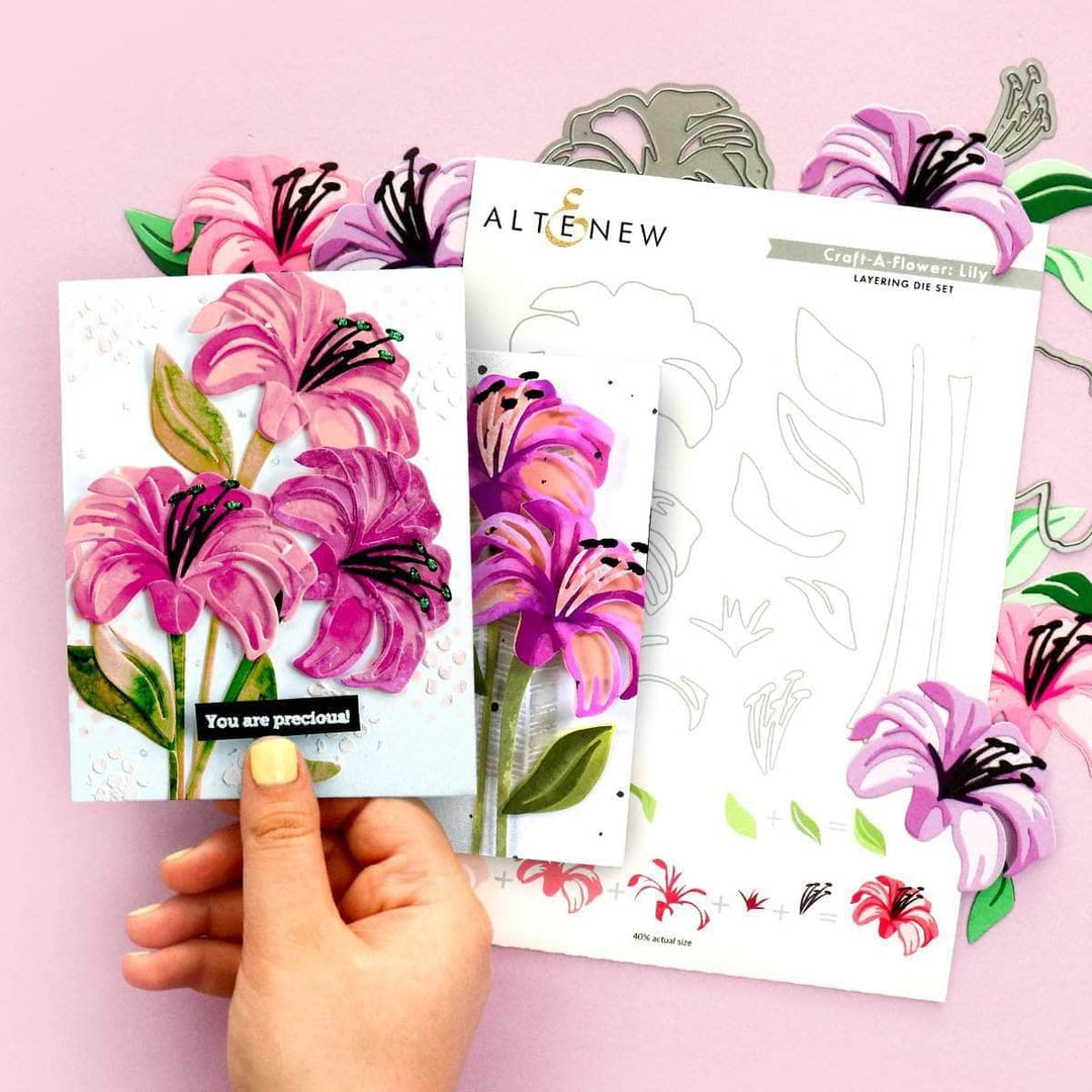 Part A-Glitz Art Craft Co.,LTD Dies Craft-A-Flower: Lily Layering Die Set