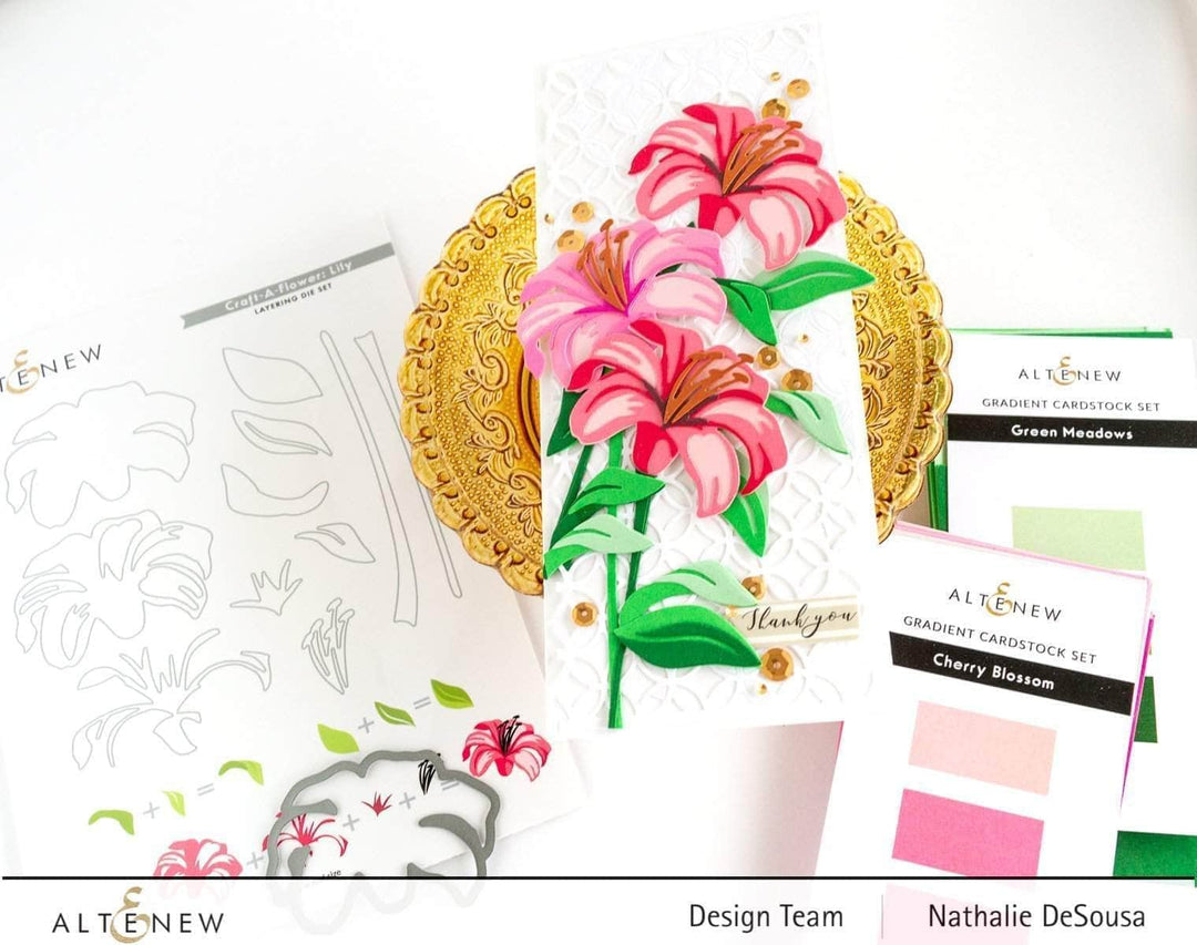 Part A-Glitz Art Craft Co.,LTD Dies Craft-A-Flower: Lily Layering Die Set