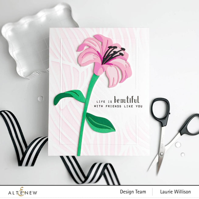Part A-Glitz Art Craft Co.,LTD Dies Craft-A-Flower: Lily Layering Die Set