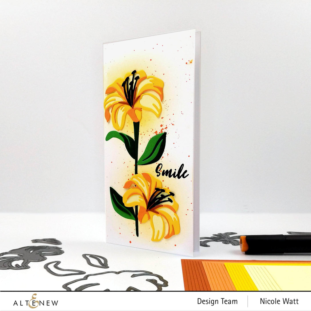 Part A-Glitz Art Craft Co.,LTD Dies Craft-A-Flower: Lily Layering Die Set