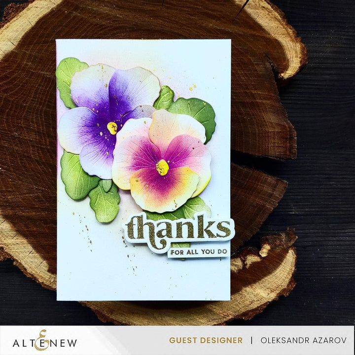 Craft-A-Flower: Pansies Layering Die Set