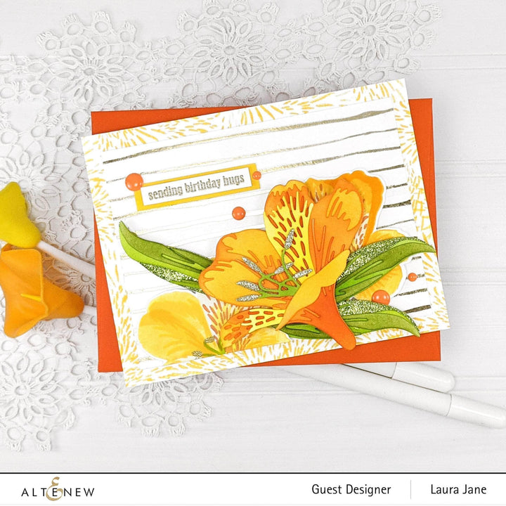Part A-Glitz Art Craft Co.,LTD Dies Craft-A-Flower: Peruvian Lily Layering Die Set