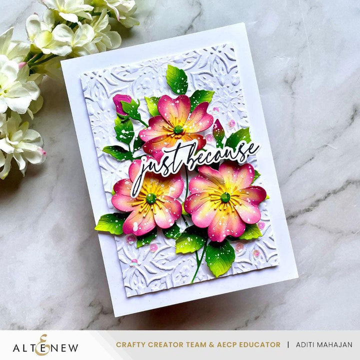 Craft-A-Flower: Prairie Roses Layering Die Set