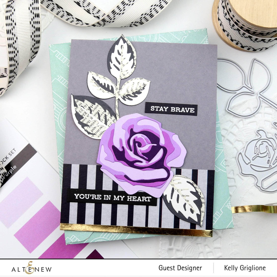 Part A-Glitz Art Craft Co.,LTD Dies Craft-A-Flower: Rose Layering Die Set