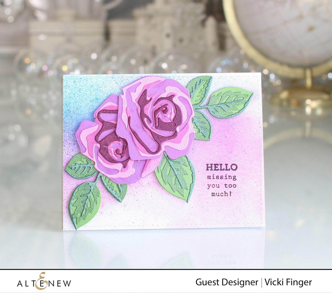 Part A-Glitz Art Craft Co.,LTD Dies Craft-A-Flower: Rose Layering Die Set