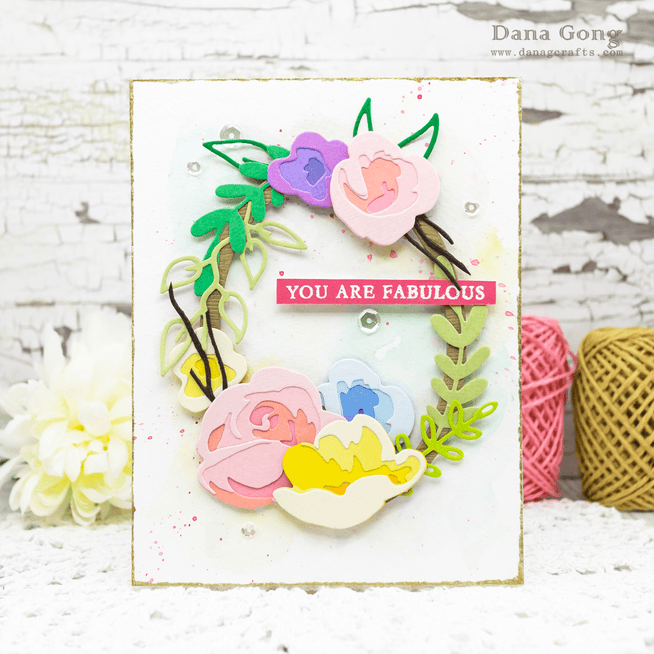 Part A-Glitz Art Craft Co.,LTD Dies Create-A-Wreath Die Set