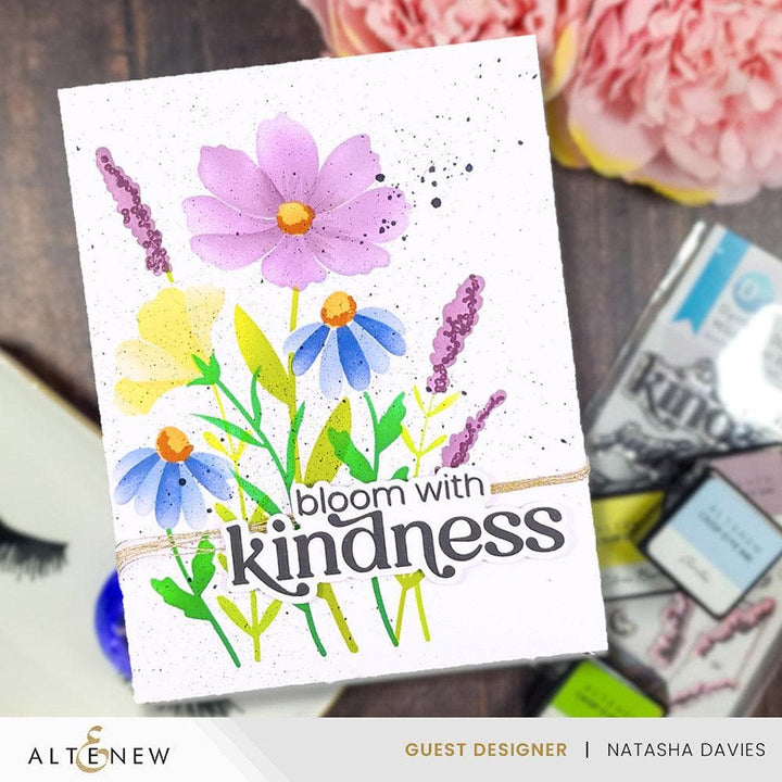 Part A-Glitz Art Craft Co.,LTD Dies Dynamic Duo: Wildflower Bouquet Add-On Die Set