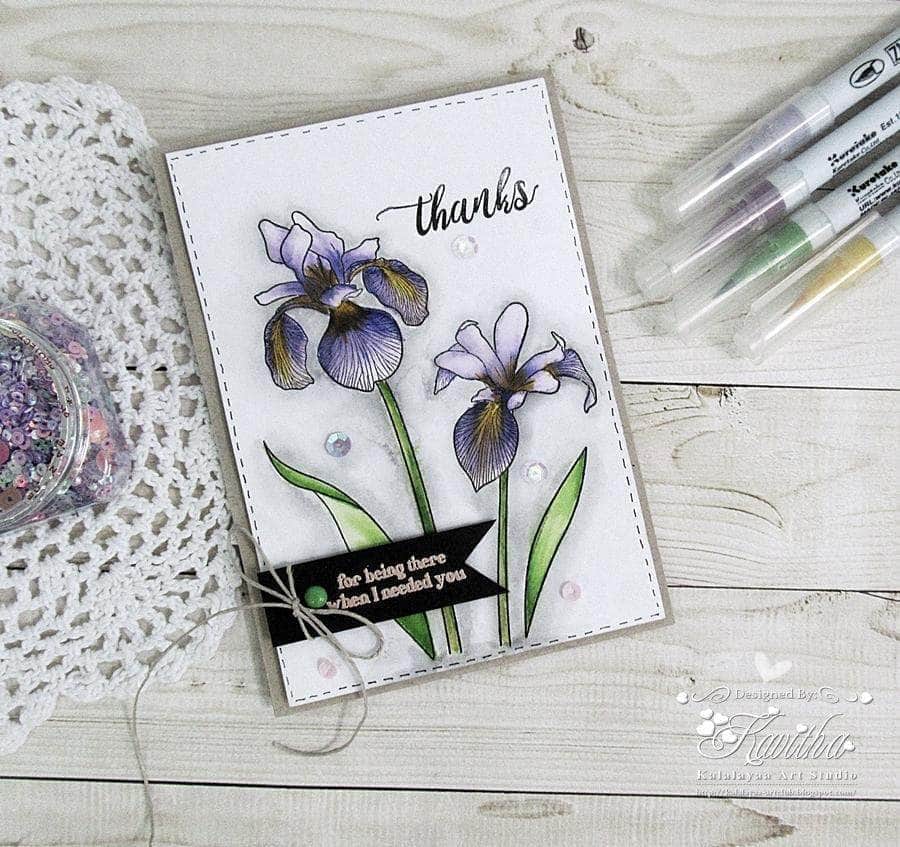 Part A-Glitz Art Craft Co.,LTD Dies Enchanted Iris Die Set