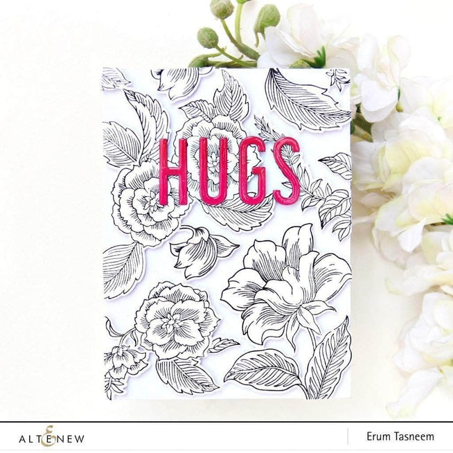 Part A-Glitz Art Craft Co.,LTD Dies Engraved Flowers Die Set