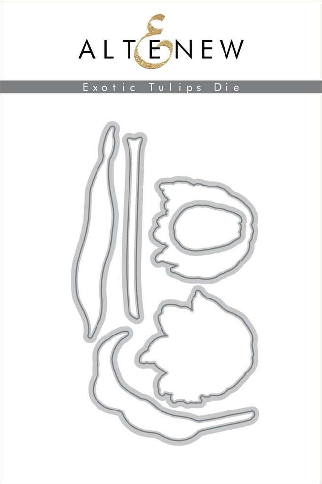 Part A-Glitz Art Craft Co.,LTD Dies Exotic Tulips Die Set