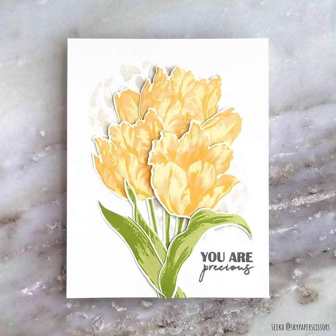 Part A-Glitz Art Craft Co.,LTD Dies Exotic Tulips Die Set