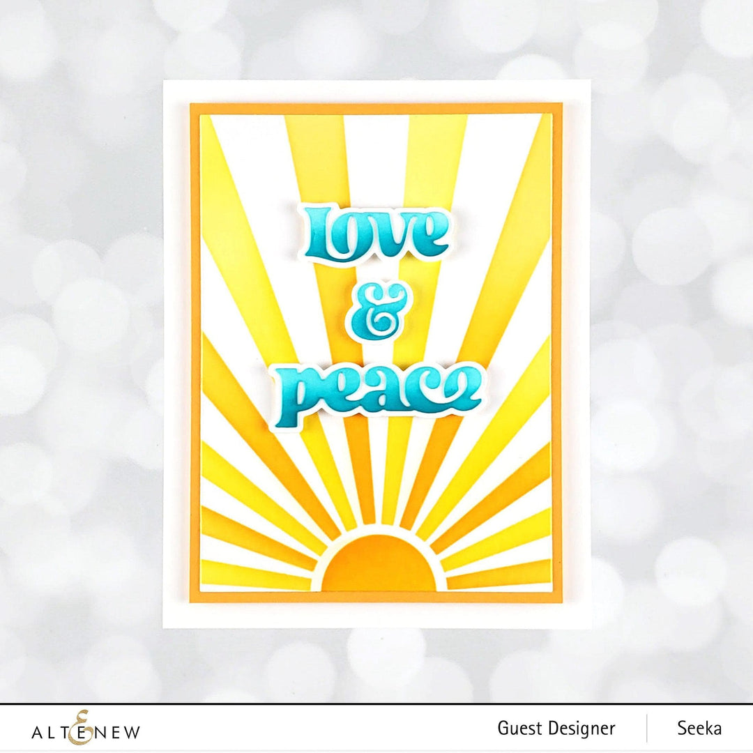 Part A-Glitz Art Craft Co.,LTD Dies Far Out Phrases Die Set