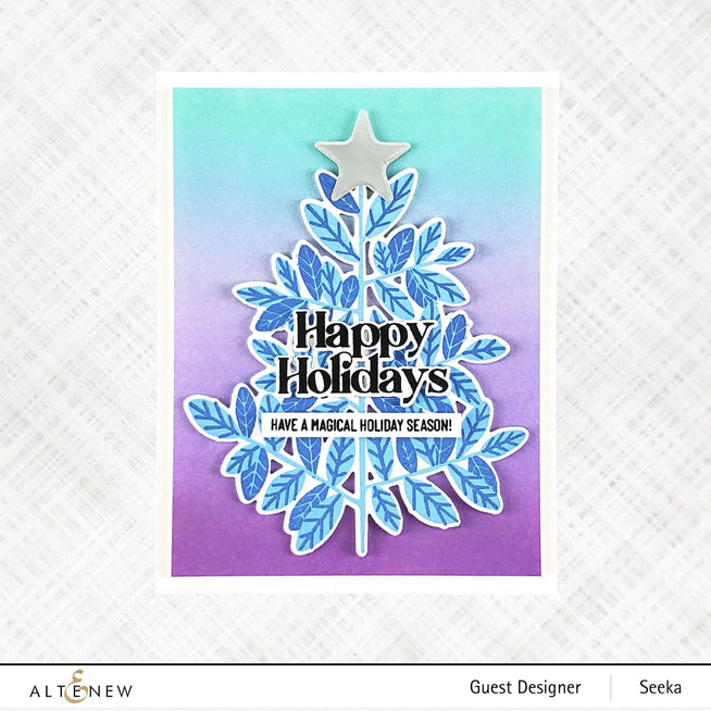Part A-Glitz Art Craft Co.,LTD Dies Festive Tree Die Set