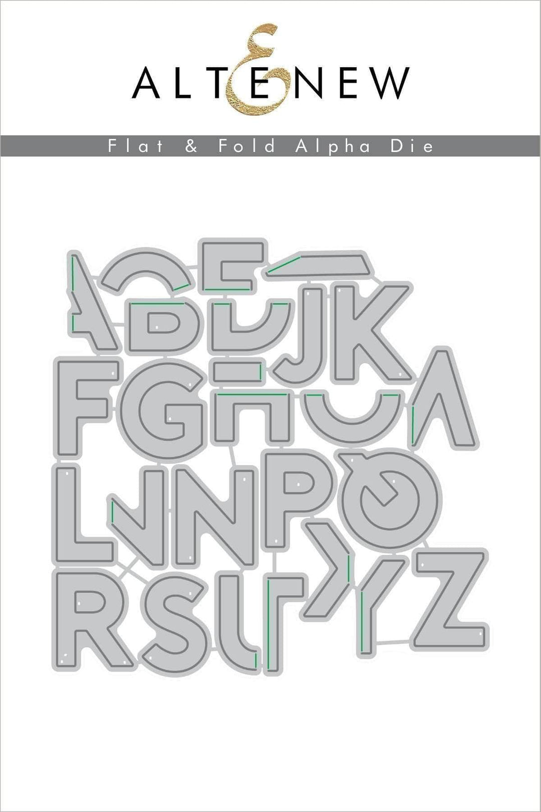 Part A-Glitz Art Craft Co.,LTD Dies Flat & Fold Alpha Die Set