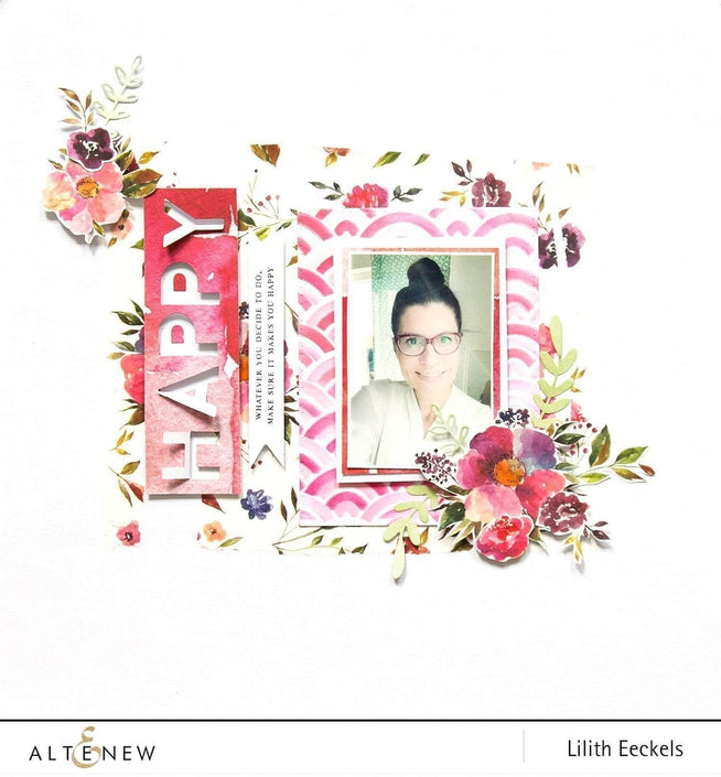 Part A-Glitz Art Craft Co.,LTD Dies Flat & Fold Alpha Die Set