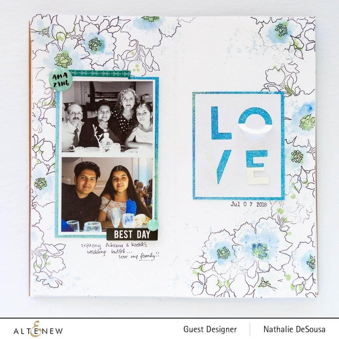 Part A-Glitz Art Craft Co.,LTD Dies Flat & Fold Alpha Die Set