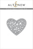Part A-Glitz Art Craft Co.,LTD Dies Floral Heart Frame Die